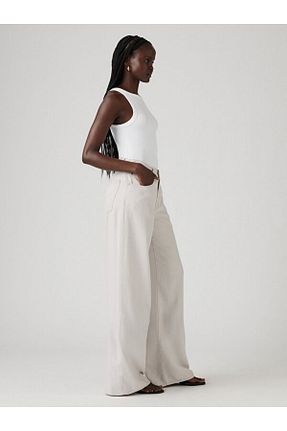 شلوار جین آبی زنانه پاچه ساده Levi