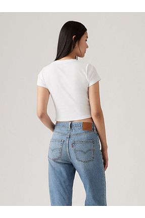 تیشرت آبی زنانه رگولار Levi