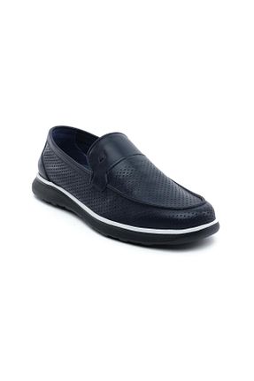 کفش کژوال سرمه ای مردانه چرم خالص Greyder - کد 939171599