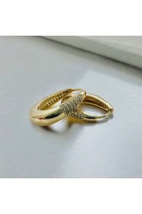 گوشواره استیل (فولاد) زرد استیل ضد زنگ DİLANCA TAKI - کد 939222208