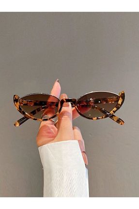 عینک آفتابی قهوه ای زنانه UV400 LOOKUP NEW - کد 342766630
