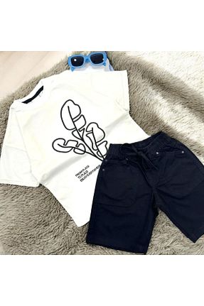 ست بالاتنه و پائین تنه مشکی بچه گانه بافتنی KOKOŞ BEBEK - کد 939431681