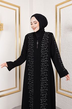 کلاه و ابایا مشکی زنانه بافتنی Tesettür Dünyası - کد 938448888