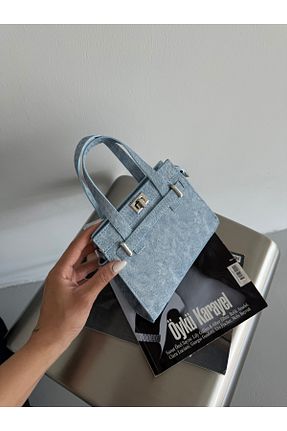 کیف دوشی آبی زنانه چرم مصنوعی ALTUDA - کد 939295210