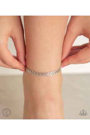خلخال جواهر طوسی زنانه پوشش لاکی Fiamoss - کد 939299632