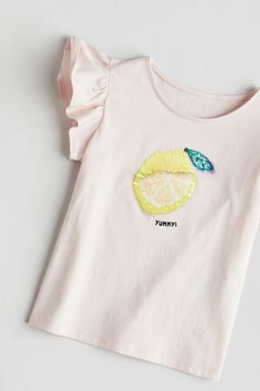 تیشرت صورتی بچه گانه رگولار Zeyder Kids - کد 939302929