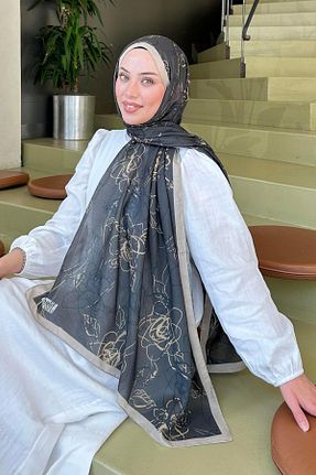 شال سبز زنانه پنبه ای lamelif - کد 939321419