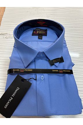 پیراهن آبی مردانه گشاد şahincollection - کد 939324795