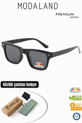 عینک آفتابی مشکی مردانه 55 ModaLand - کد 928039367