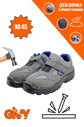 چکمه و کفش کار طوسی GİVY - کد 939355088