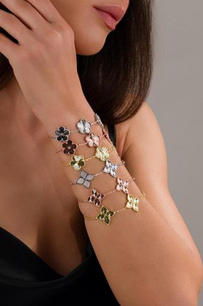 دستبند نقره رنگی زنانه 925 عیار Tmt Silver - کد 939345585