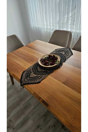 رومیزی مشکی پلی استر ZESA HOME - کد 939643125