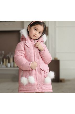کاپشن صورتی بچه گانه گشاد Arafım Butik - کد 871081366