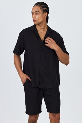 ست بالاتنه و پائین تنه مشکی مردانه بافتنی MADZEYMODA - کد 939439019