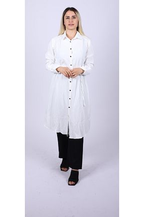 تونیک سفید زنانه بافتنی MODA - کد 939446719