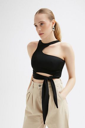 بلوز مشکی زنانه ساده Stile Bella - کد 939469545
