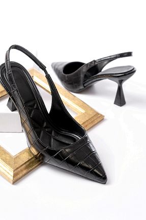 کفش مجلسی مشکی زنانه چرم مصنوعی v.s.h velvet - کد 898949060