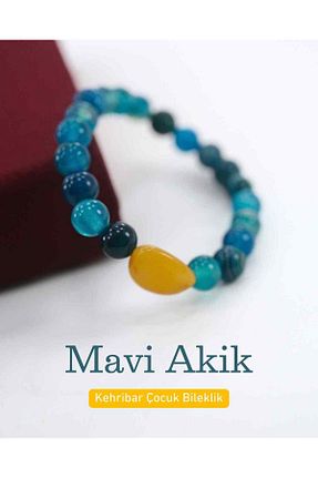 دستبند جواهر رنگی بچه گانه سنگ طبیعی Mina Souvenir - کد 939464507