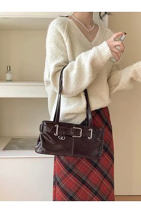 کیف دستی قهوه ای زنانه سایز متوسط Mojeva - کد 938432406