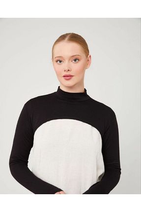 بادی حجاب مشکی زنانه پنبه ای Melodi Scarf - کد 939528318