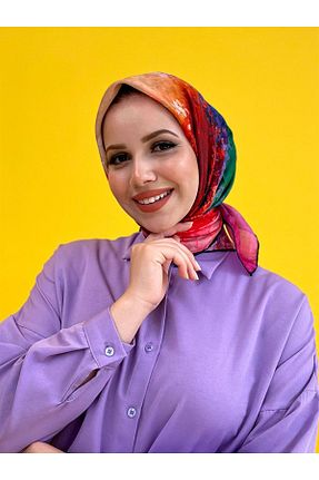 روسری رنگی کرپ Armine - کد 747341270