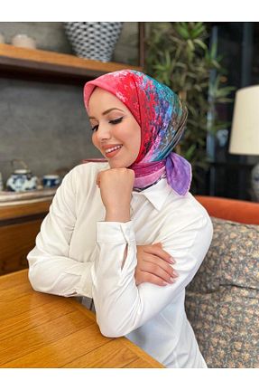 روسری رنگی کرپ Armine - کد 747341328