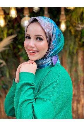روسری رنگی کرپ Armine - کد 747341353