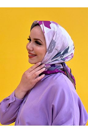 روسری رنگی کرپ Armine - کد 747341310