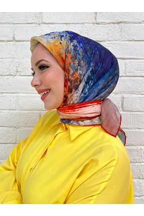 روسری رنگی کرپ Armine - کد 748753360