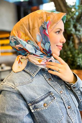 روسری رنگی کرپ Armine - کد 939541544