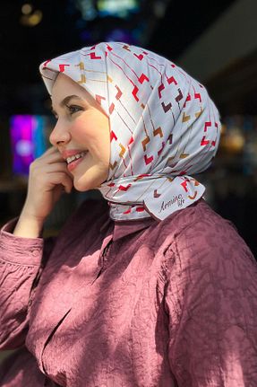 روسری رنگی کرپ Armine - کد 939541682