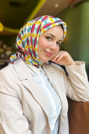 روسری رنگی کرپ Armine - کد 939542057