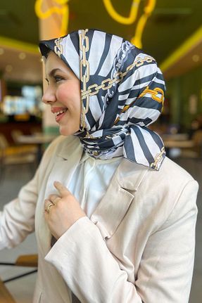 روسری رنگی کرپ Armine - کد 939541832