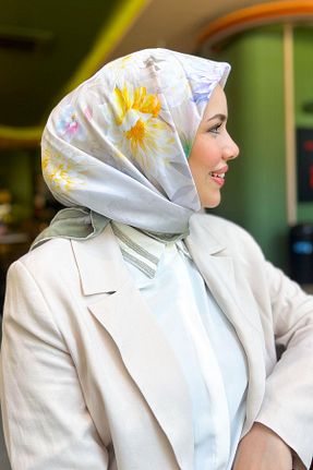 روسری رنگی کرپ Armine - کد 939541545