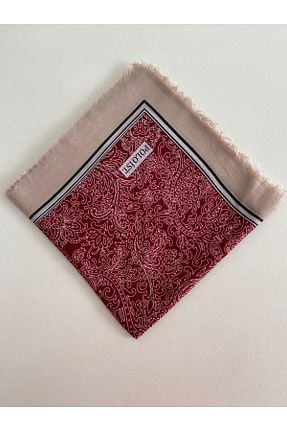 روسری زرشکی پنبه ای poloist - کد 939561704