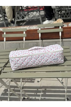 کیف پورتفوی و کلاچ سفید زنانه پارچه ای Batekso - کد 928941066