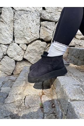 بوت / نیم بوت رنگی زنانه چرم مصنوعی Elvinin Tarzı - کد 773471105