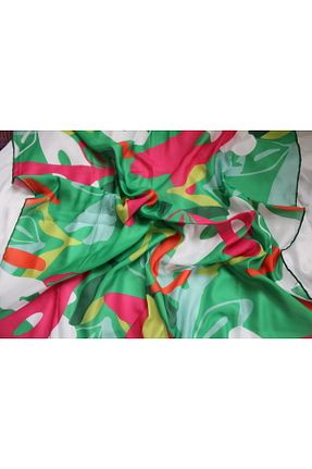 روسری رنگی پنبه پلی استر AKBAL - کد 939596770
