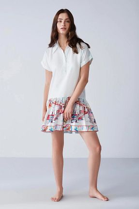 لباس سفید زنانه بافتنی DREAM FASHION - کد 939602999