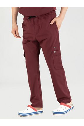 شلوار زرشکی مردانه الاستان - ویسکون - پلی استر VITA UNIFORM - کد 939607340