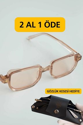 عینک آفتابی صورتی زنانه 40 ve altı WATCHOFROYAL - کد 924427545