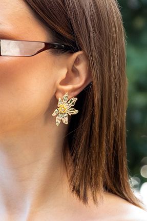 گوشواره جواهر طلائی Aqua Di Polo 1987 - کد 897196370