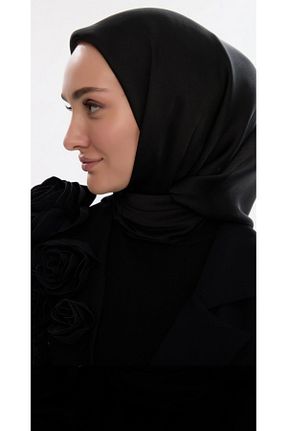 روسری مشکی ساتن Muensu - کد 939638695