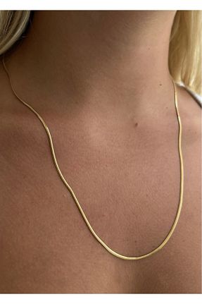 گردنبند استیل ( فولاد ) زرد زنانه استیل (فولاد) mujeres - کد 939651607