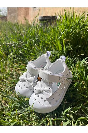 کفش کژوال سفید بچه گانه چرم خالص NİNO BEBE - کد 822606647