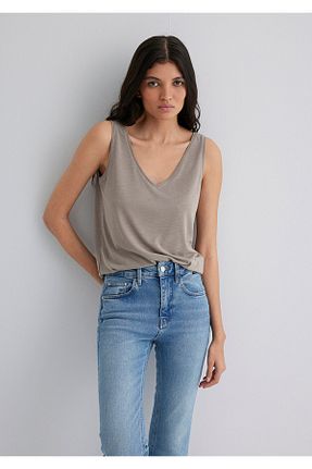 تیشرت سبز زنانه رگولار Mavi - کد 302871875