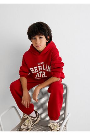 سوئیشرت قرمز بچه گانه چاپی Mavi - کد 866659431