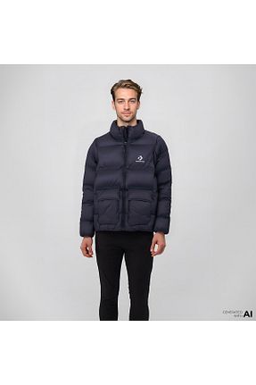 کاپشن مشکی مردانه رگولار Converse - کد 885814136