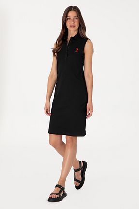لباس مشکی زنانه بافتنی U.S. Polo Assn. - کد 939702009