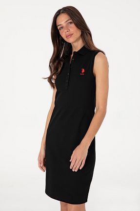 لباس مشکی زنانه بافتنی U.S. Polo Assn. - کد 939702009